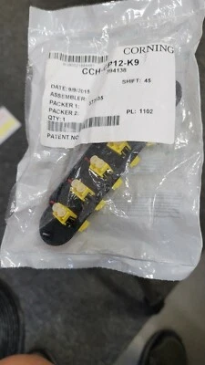 6 PORT PANEL SC/APC DUPLEX, LOADED SM FOR CCH ENCLOSURE CCH-CP12-D9 - Image 1 of 2