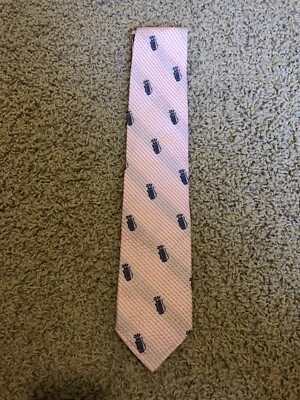 Corbata a rayas rosa y blanco Mark Pendleton Foto 1 de 2