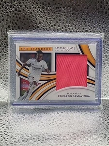 2022-23 Panini Immaculate EDUARDO CAMAVINGA 10/10 Patch #TS-ECM Real Madrid 1/1 - Picture 1 of 3