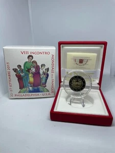 2 Euro PROOF VATICANO 2015 INCONTRO FAMIGLIE - PP BE VATIKAN RR - Foto 1 di 1