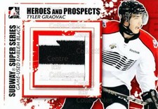 2011-12 ITG Heroes and Prospects Subway Emblem Black #7 Tyler Graovac