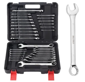 32-teiliges Kombi-Schraubenschlüssel-Set, SAE und metrisch 1/4"-1" & 7 mm-22 mm Schraubenschlüssel - Bild 1 von 9