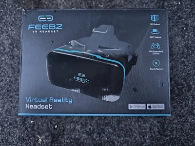 VR Headset Compatible with iPhone & Android 4.5"-6.5" + Built-in Action Button  - Image 1 of 2