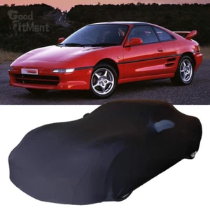 Protector a prueba de polvo elástico satinado para cubierta de coche interior para Toyota MR2 Spyder personalizado - Imagen 1 de 11