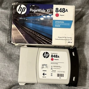 Cartucho de tinta magenta genuino HP 848A (F9J84A) para HP Page Wide XL 5000 - Imagen 1 de 2