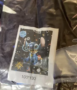 Lilo and Stitch Blanket Flannel Throw Lightweight Blankets 50x40” New & Sealed - Picture 1 of 3