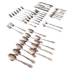 Oneida Melinda Posate Inox 42 Pezzi Lotto 16 Forchette 20 Cucchiai 7 Coltelli - Foto 1 di 12
