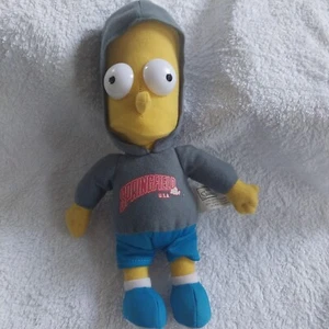 Bart Simpson Plush 2005 Grey Hoody 26cm Good Condition  - Picture 1 of 6