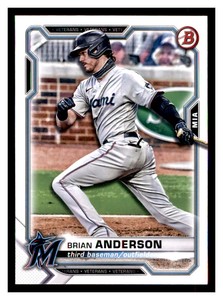 2021 Bowman #12 BRIAN ANDERSON Miami Marlins