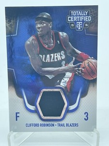 2015-16 Panini Totally Certified Materials Blue /99 Clifford Robinson #TCM-CR