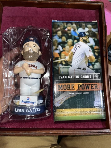 2016 HOUSTON ASTROS Stadium Give-Away EVAN GATTIS GNOME Figure New in Box Cover