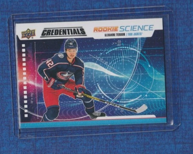 2019-20 Upper Deck Credentials Rookie Science # RS-11 Alexandre Texier - Image 1 of 2