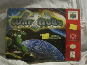 War Gods-Nintendo 64 N64~Booklet, Insert & Box only~LBDLJ - Picture 1 of 10