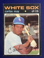 Carlos May #243 ⚾️ 1971 topps Chicago White Sox EX/NM🔥