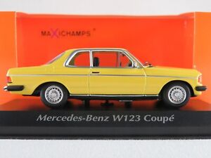 Maxichamps 940 0322 Mercedes-Benz W 123 Coupé (1976) w kolorze żółtym 1:43