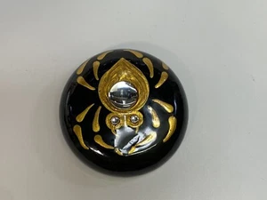 1.75” Spider Mirror Accent and Glass Rhinestone Eyes- By JaDeL - Picture 1 of 4