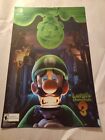 Luigis Mansion 3 Plakat 17 x 11" Nintendo Switch Marketing Metallic Farba Mario