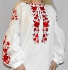 Ukrainian Etnic Embroidered Blouse Top Women Sorochka Vyshyvanka Size Xs-Xxxxl