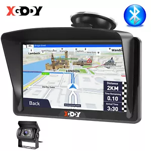 XGODY 7'' Truck GPS Navigation with Reverse Camera Bluetooth Car Sat Nav AU Map - Picture 1 of 18