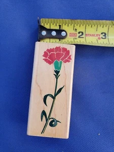 1992 Rubber STampede Carnation z224E rubber stamp - Picture 1 of 3