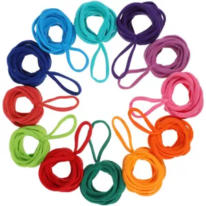 192 Pcs Weaving Loom for Kids Elastic Braided Rope Potholder Loops Refill Child - Picture 1 of 11