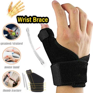 Thumb Splint Support and Hand Wrist Stabiliser Spica Brace Arthritis Pain Relief - Picture 1 of 12