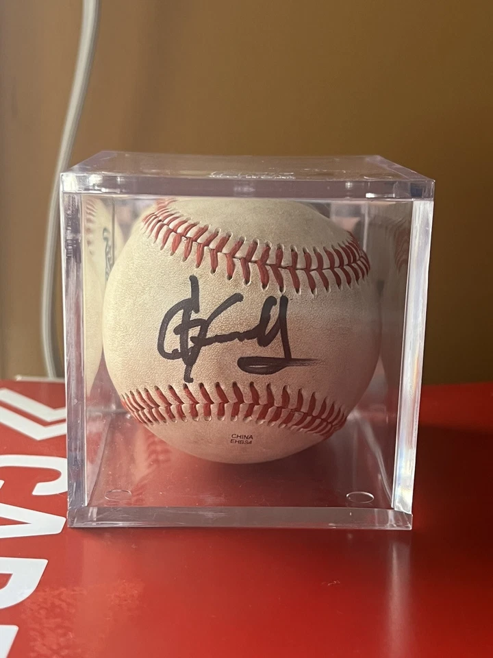 George Valera Signed/Autographed Game Used Baseball - Image 1 of 1