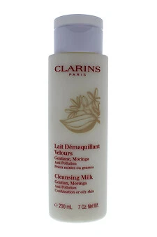 Clarins Paris Cleansing Milk With Gentian Combination Oily Skin 7oz 200ml