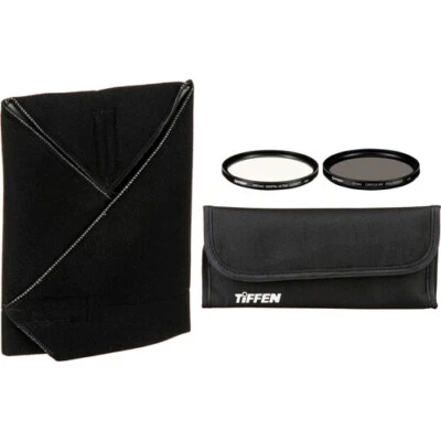 New Tiffen 67mm Lens Kit Digital Ultra Clear & Circular Polarizer w/Filter Pouch - Image 1 of 4