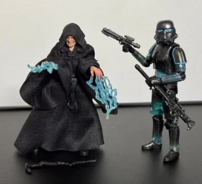 Colección Star Wars Vintage Emperor Palpatine VC200 y Shadow Stormtrooper VC194 Foto 1 de 4