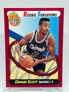 Dennis Scott 1991-92 Fleer Rookie Sensations #2 Insert - Picture 1 of 2