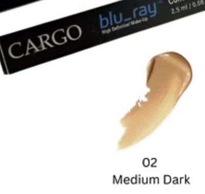 КАРГО косметика Blu Ray консилер - 02 средний темный 0,08 унций - Изображение 1 из 2