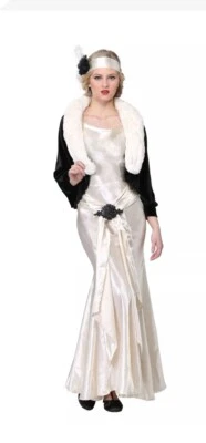 Disfraz Socialite años 20 talla grande para mujer Foto 1 de 2