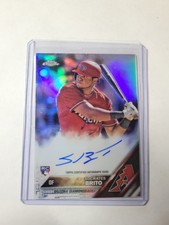 Socrates Brito 2016 Topps Chrome RC Refractor Auto /499 #RA-SOB