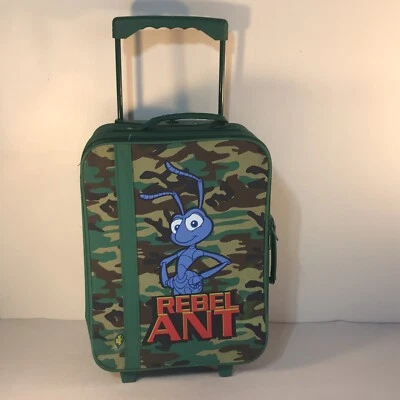 Mala rolante A Bug’s Life Youth camuflada/verde formiga rebelde - Imagem 1 de 4