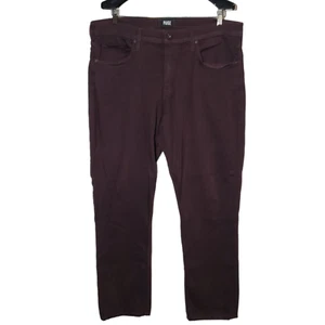 Paige Federal Slim Straight Jeans Herren 36 Dark Port Lila Burgund Weinrot - Bild 1 von 6
