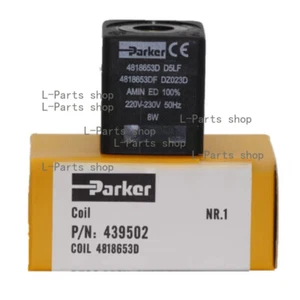 1 Stück NEU Parker Magnetventilspule 4818653D D5LF 220-230V 50HZ 8W - Bild 1 von 3
