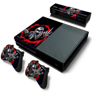 XBOX ONE Skin Design Foils Aufkleber Schutzfolie Set - Skeleton Motiv - Picture 1 of 1