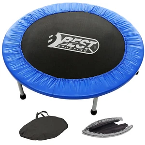 Mejor Trampolín De Fitness Plegable, Azul-Negro, Con Bolsa De Transporte NUEVO - Imagen 1 de 7