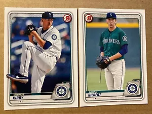 LOGAN GILBERT & GEORGE KIRBY 2020 Bowman Draft #BD-37 BD-168 SEATTLE MARINERS - Bild 1 von 1