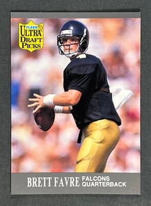 Tarjeta de fútbol americano 1991 Fleer Ultra Brett Favre Atlanta Falcons #283 novato de la corte de radiocontrol - Imagen 1 de 2