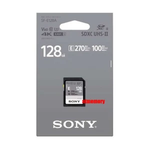 Sony 128GB SD SDXC UHS-II 4K Memory Card 270MB/s SF-E128 Genuine - Picture 1 of 1
