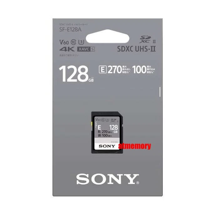 Sony 128GB SD SDXC UHS-II 4K Memory Card 270MB/s SF-E128 Genuine - Image 1 of 1