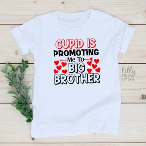Cupid Is Promoting Me To Big Brother T-Shirt, Pregnancy Announcement Tee - Bild 1 von 5