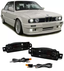 Klarglas Blinker mit Standlicht schwarz für BMW 3ER E30 87-93 - Bild 1 von 1