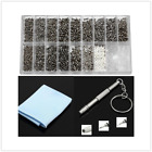 Sun Eye Glasses Spectacles Watches Tiny Screws Nut Bolt Washer Repair Kit Set UK