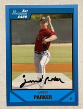 JARROD PARKER 2007 BOWMAN DRAFTPICKS AND PROSPECTS BLUE CARD SER #311/399 RC