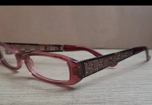 GUCCI GG2974 AJO 51mm Transparent RED GG Monogram Eyeglasses Frames (SUPER RARE) - Picture 1 of 6