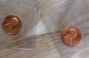 1985,1987 S Lincoln Memorial Pennies MS Uncirculated From Proof Sets Two Coins - Picture 1 of 13