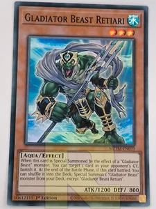 Gladiatore Bestia Retiari / Gladiator Beast ® Super Rara ® MZTM-EN070 ® Inglese - Foto 1 di 3